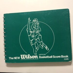 NWOT Wilson Basketball Score Book